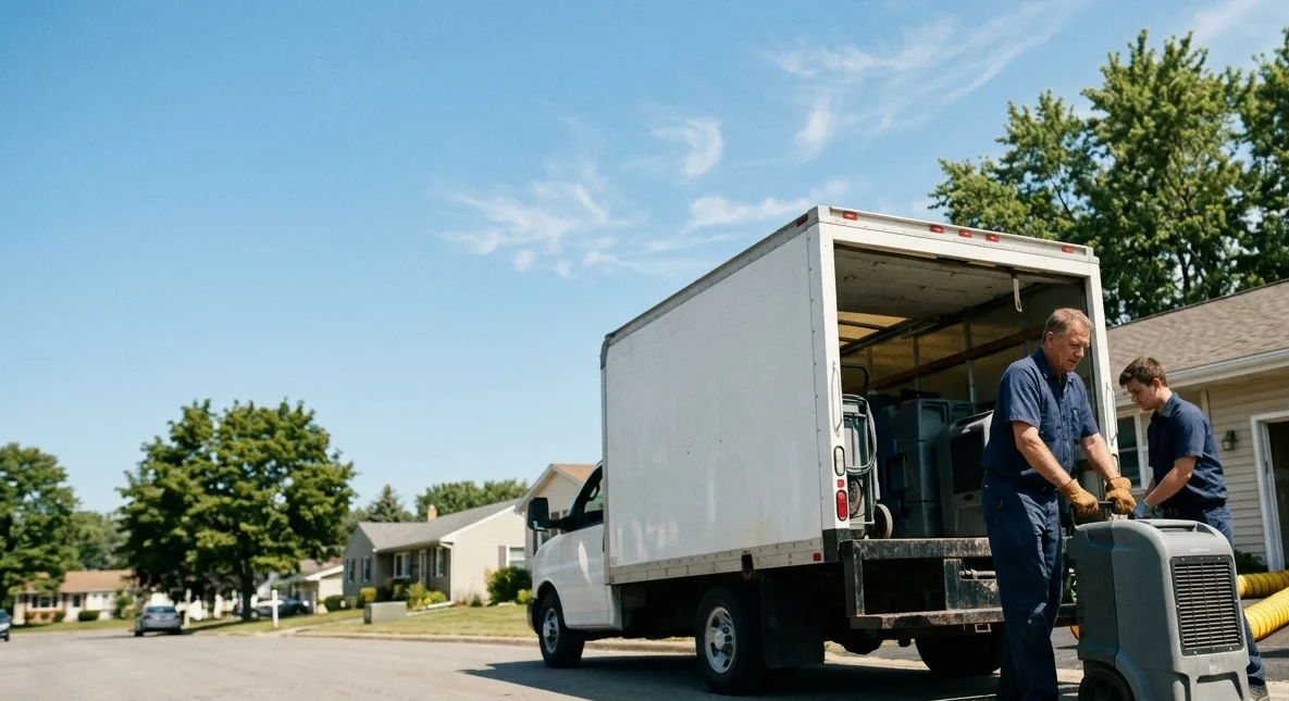 Water Damage Cleanup in West Liberty, IL near me